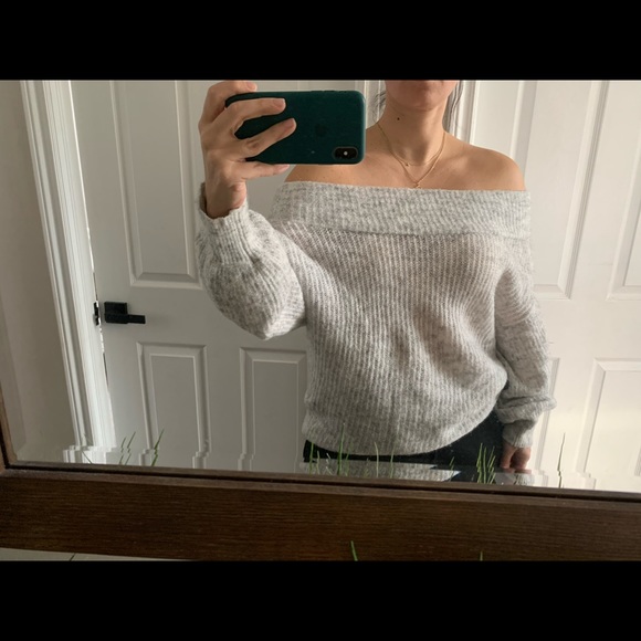Off the shoulder sweater. - Picture 4 of 4